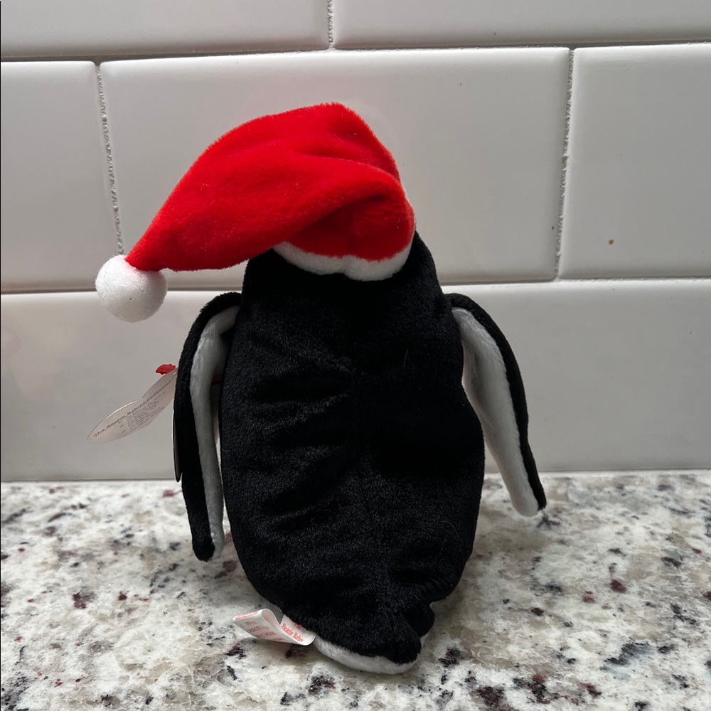 Ty Beanie Baby Penguin Plush Trio - Black, White, Orange - Picture 3 of 10